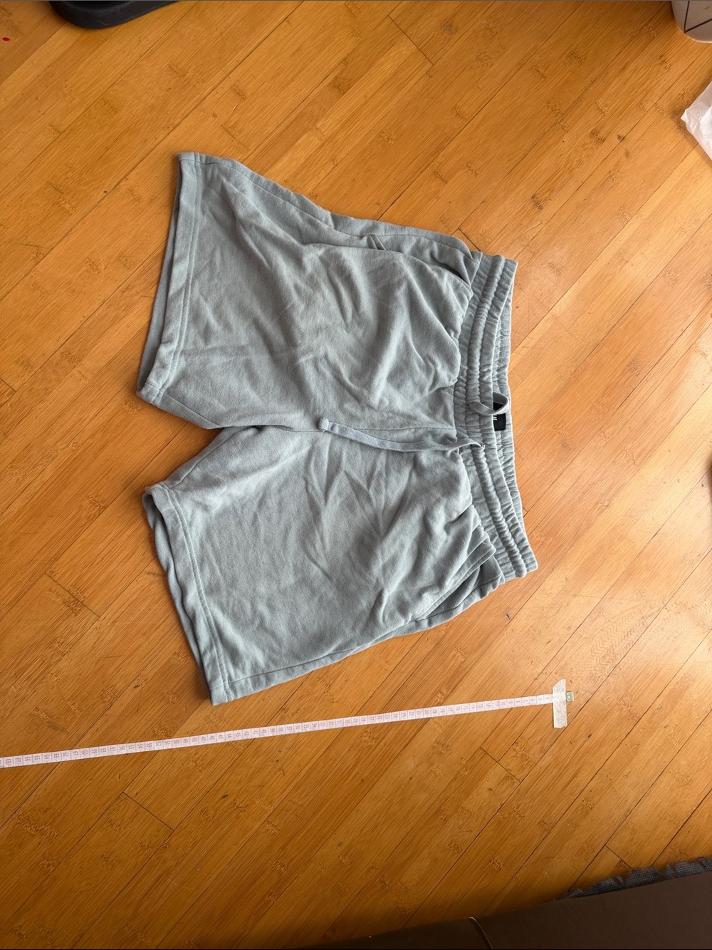H&M Men's Light Blue Regular Fit Sweatshorts
